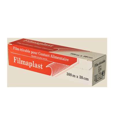 FILM ALIMENTAIRE ROULEAU 300X0.45M - 1 UNITÉ